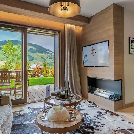 Apartment A Rochebrune Avec Jardin Pour 6 Personnes - Acces Piscine, Salle De Sport, Sauna - Fr-1-569-24 Megeve