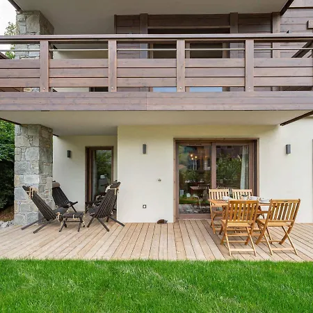 Apartment A Rochebrune Avec Jardin Pour 6 Personnes - Acces Piscine, Salle De Sport, Sauna - Fr-1-569-24 Megeve