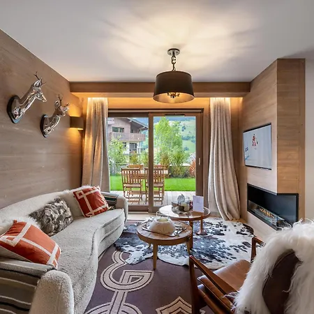 à Rochebrune Avec Jardin Pour 6 Personnes – Accès Piscine, Salle De Sport, Sauna - Fr-1-569-24 Megève