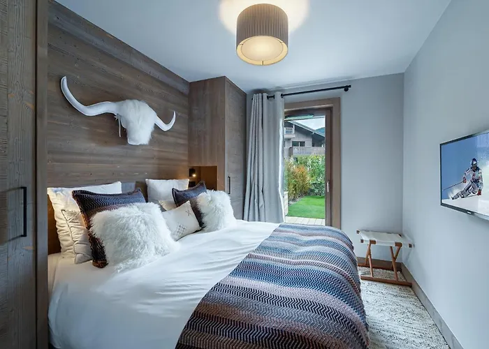 A Rochebrune Avec Jardin Pour 6 Personnes - Acces Piscine, Salle De Sport, Sauna - Fr-1-569-24 Appartement Megève