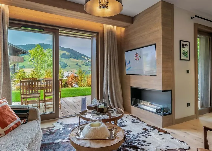 Appartement A Rochebrune Avec Jardin Pour 6 Personnes - Acces Piscine, Salle De Sport, Sauna - Fr-1-569-24 Megève