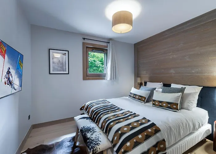 A Rochebrune Avec Jardin Pour 6 Personnes - Acces Piscine, Salle De Sport, Sauna - Fr-1-569-24 * Megève